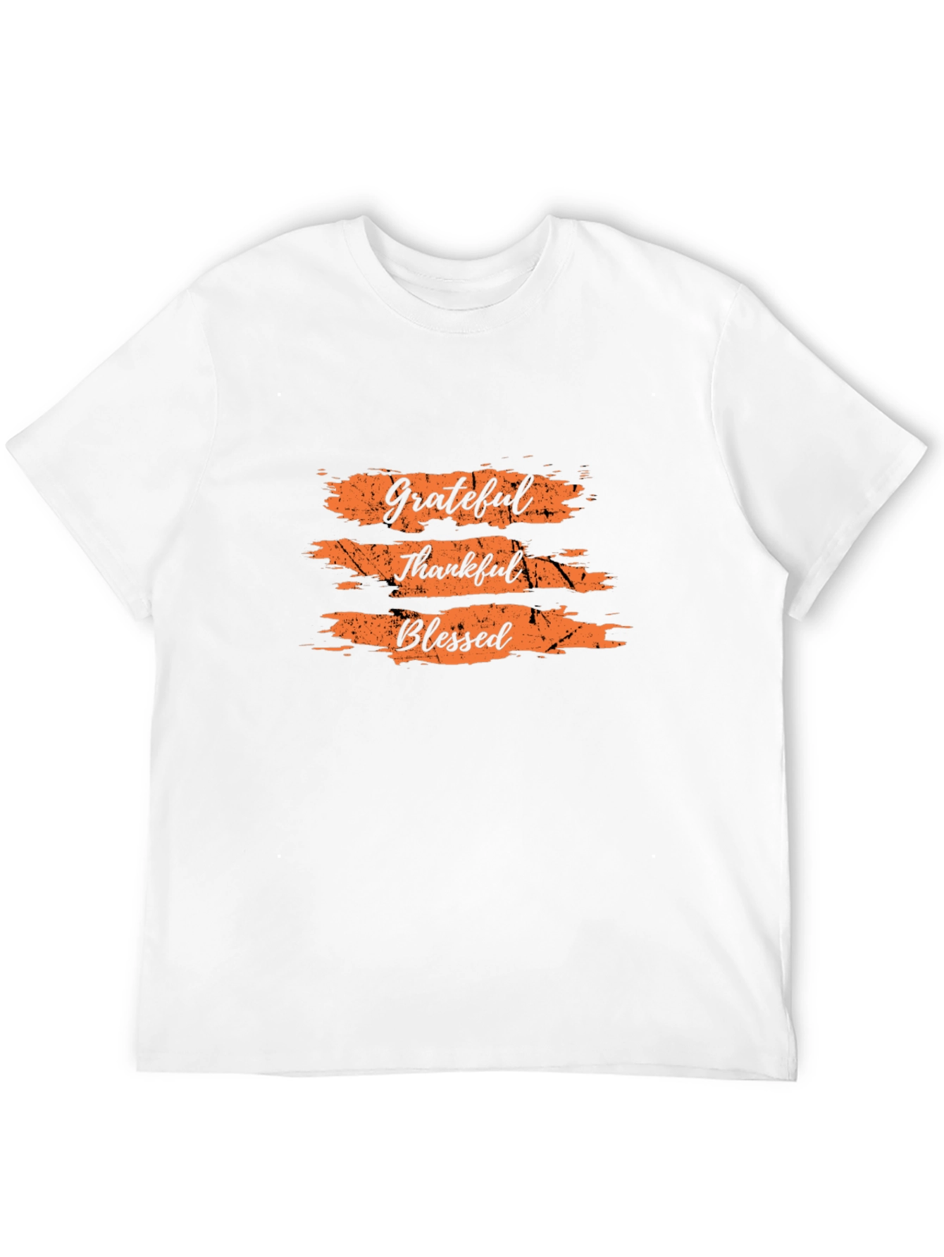 Grateful Thankful Blessed Black T-Shirt