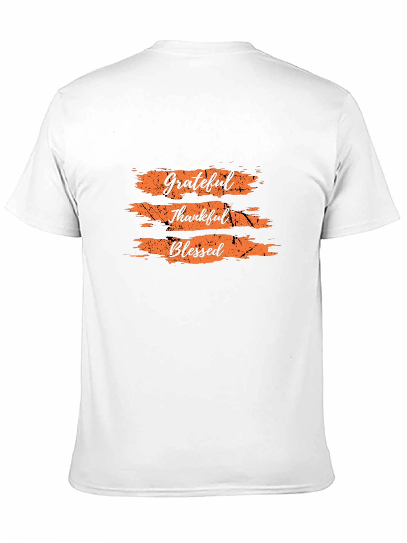 Grateful Thankful Blessed Black T-Shirt