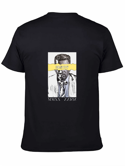 Identity Portrait Graphic T-Shirt - Black