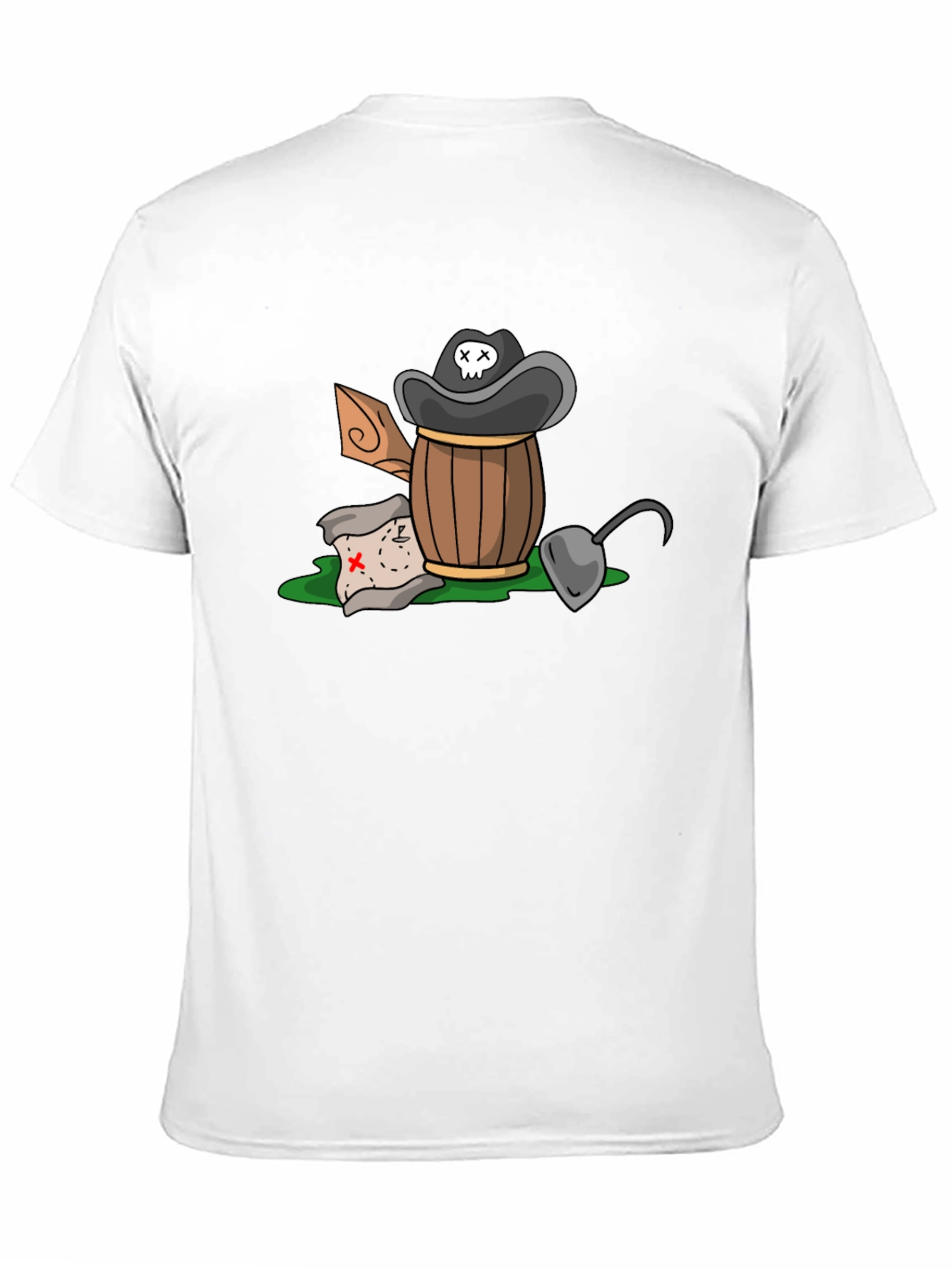 Pirate Treasure T-Shirt - Cartoon Design