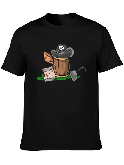 Pirate Treasure T-Shirt - Cartoon Design