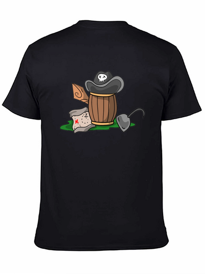 Pirate Treasure T-Shirt - Cartoon Design