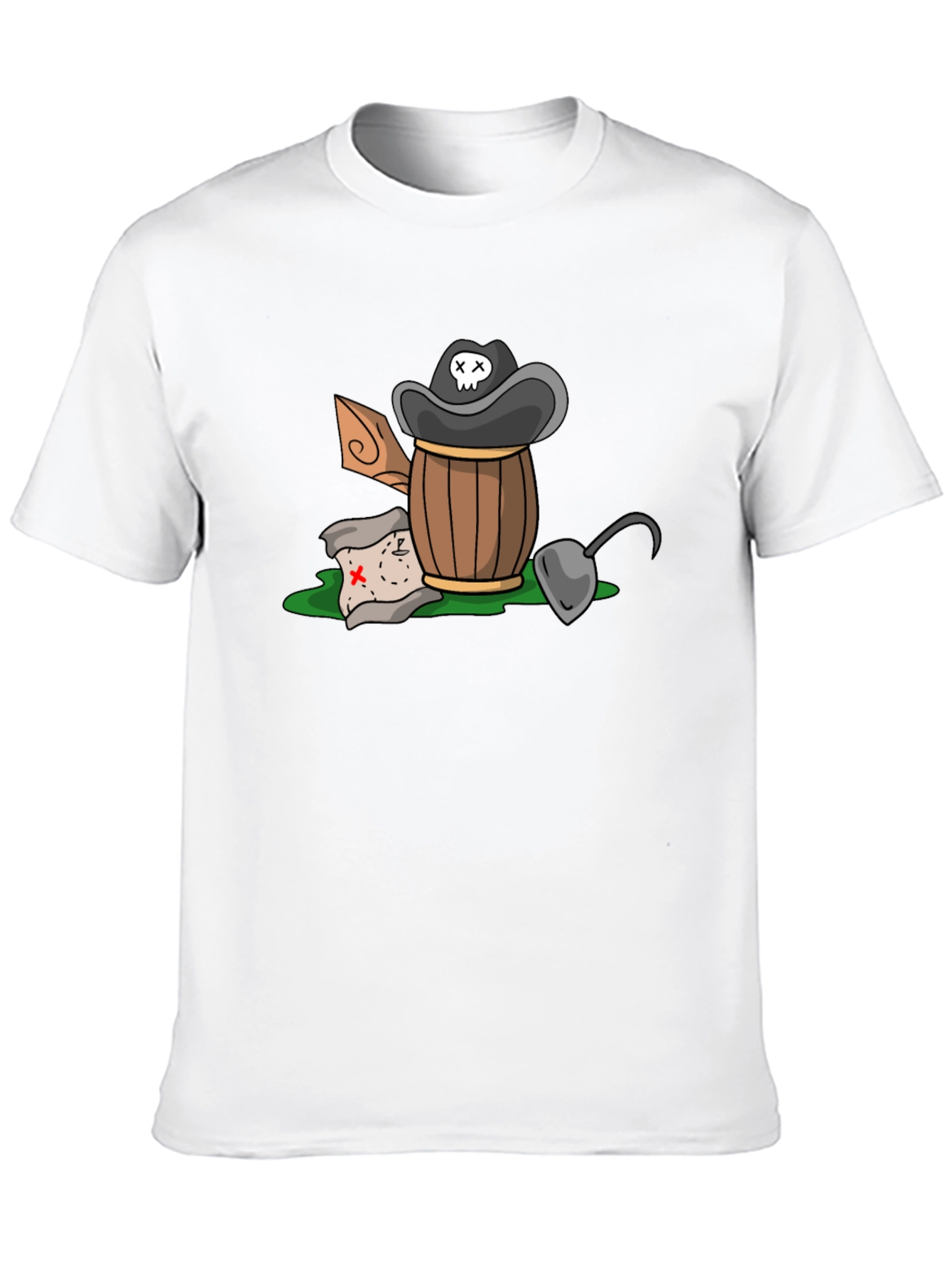 Pirate Treasure T-Shirt - Cartoon Design