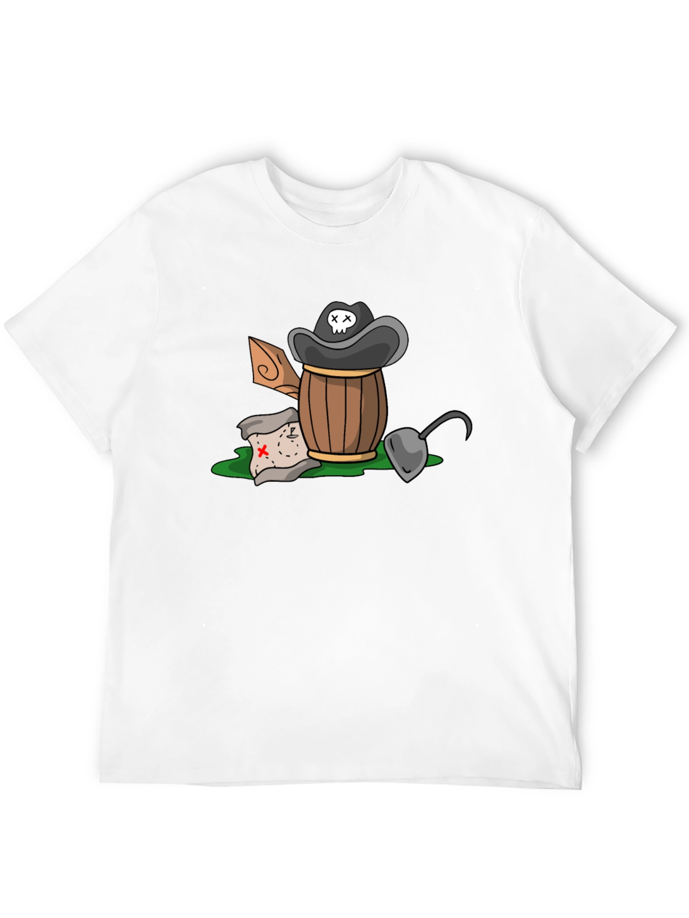 Pirate Treasure T-Shirt - Cartoon Design