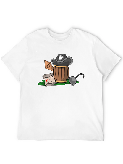 Pirate Treasure T-Shirt - Cartoon Design