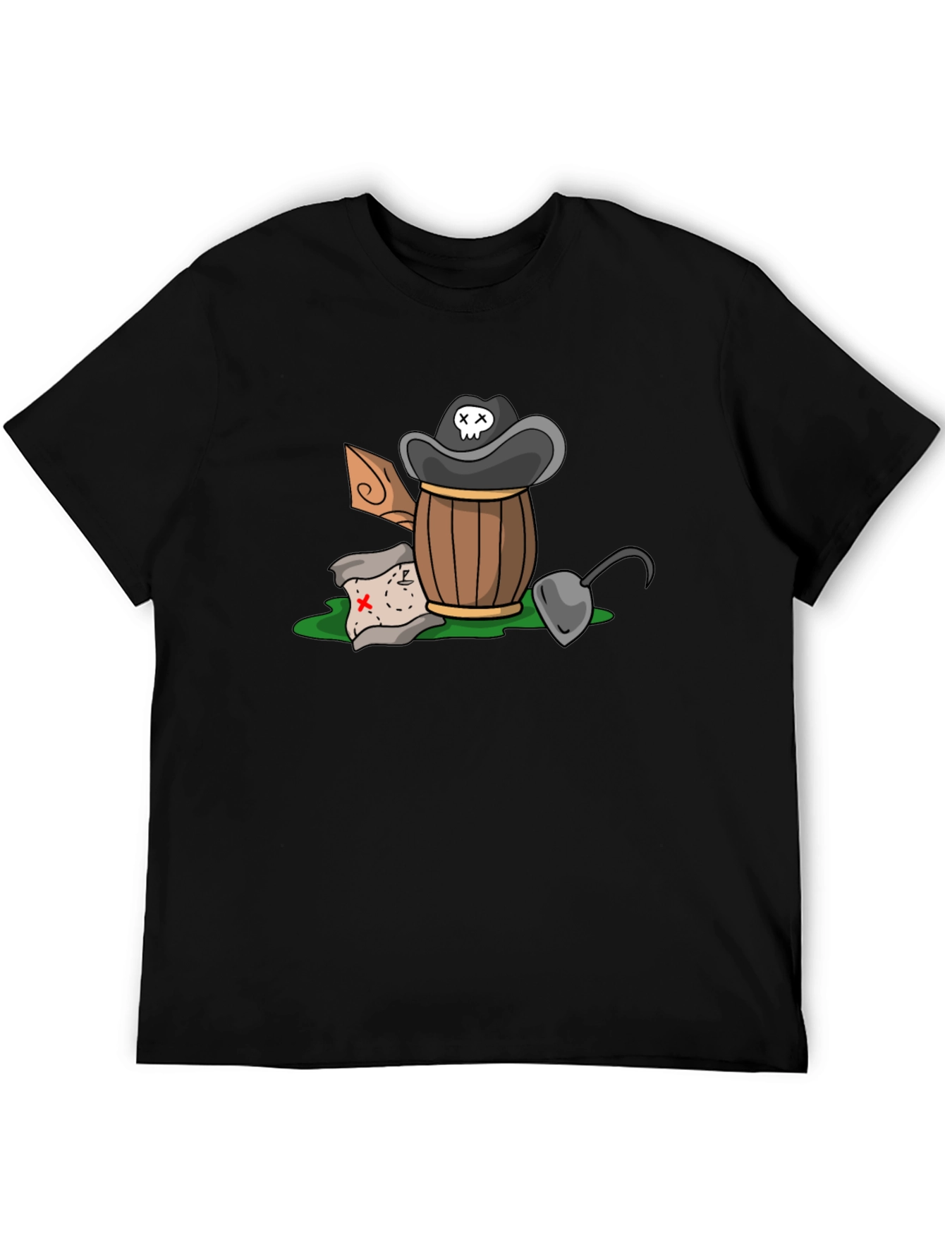 Pirate Treasure T-Shirt - Cartoon Design