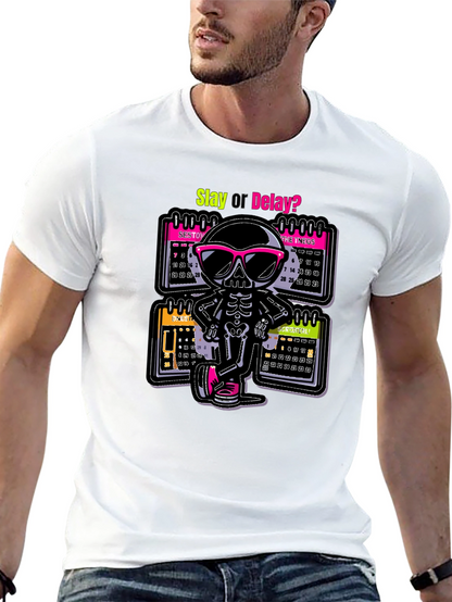 Slay or Delay? Skeleton T-Shirt