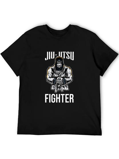 Jiu-Jitsu Gorilla Fighter Black T-Shirt