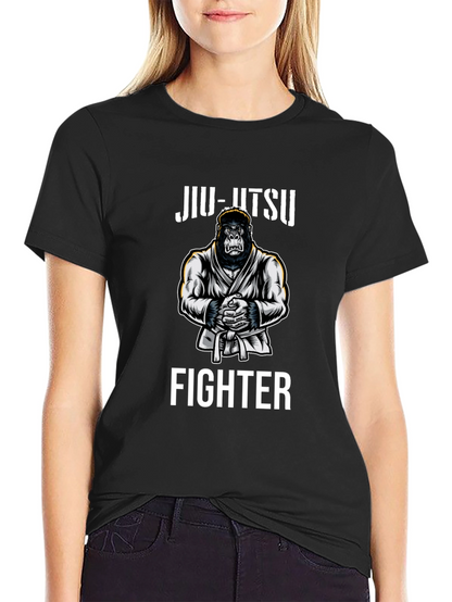 Jiu-Jitsu Gorilla Fighter Black T-Shirt