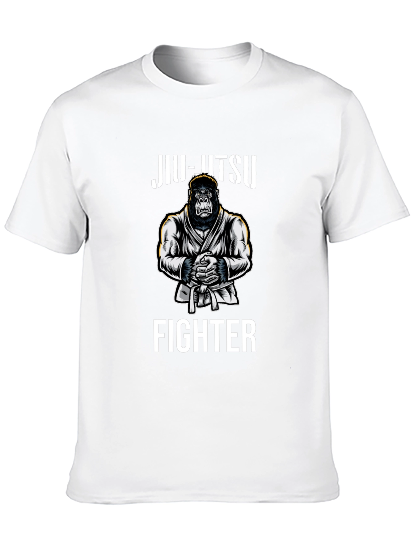 Jiu-Jitsu Gorilla Fighter Black T-Shirt