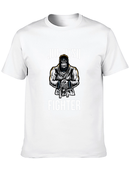 Jiu-Jitsu Gorilla Fighter Black T-Shirt
