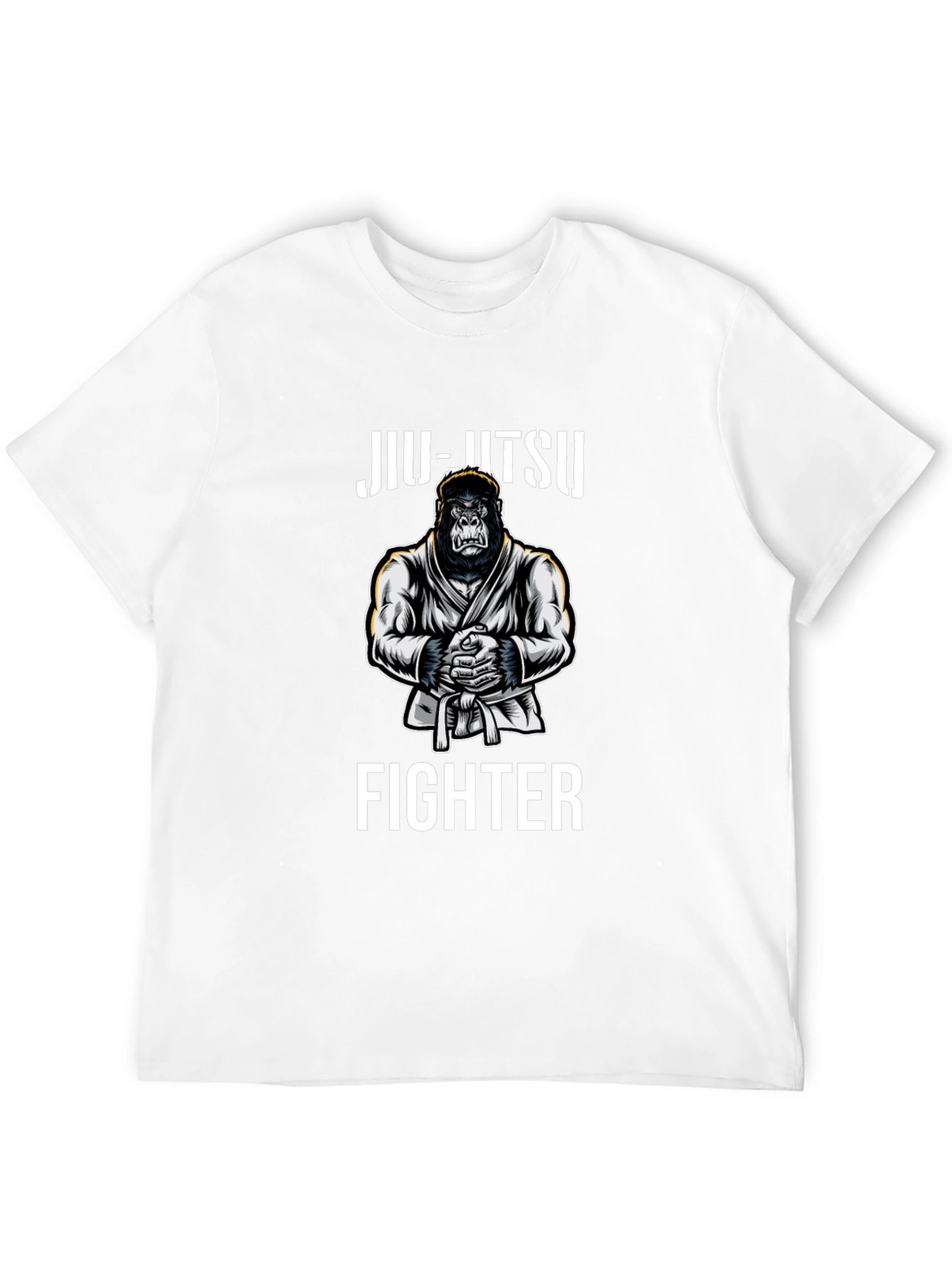 Jiu-Jitsu Gorilla Fighter Black T-Shirt