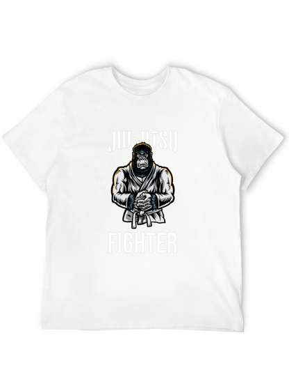 Jiu-Jitsu Gorilla Fighter Black T-Shirt