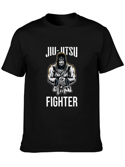 Jiu-Jitsu Gorilla Fighter Black T-Shirt