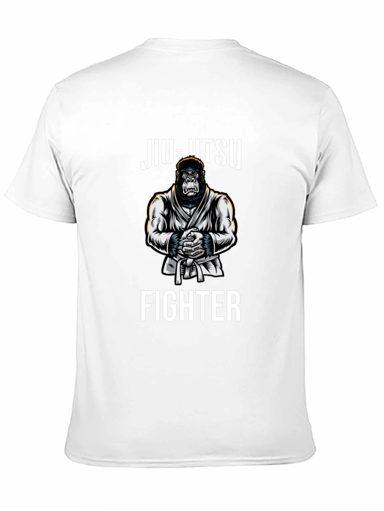 Jiu-Jitsu Gorilla Fighter Black T-Shirt