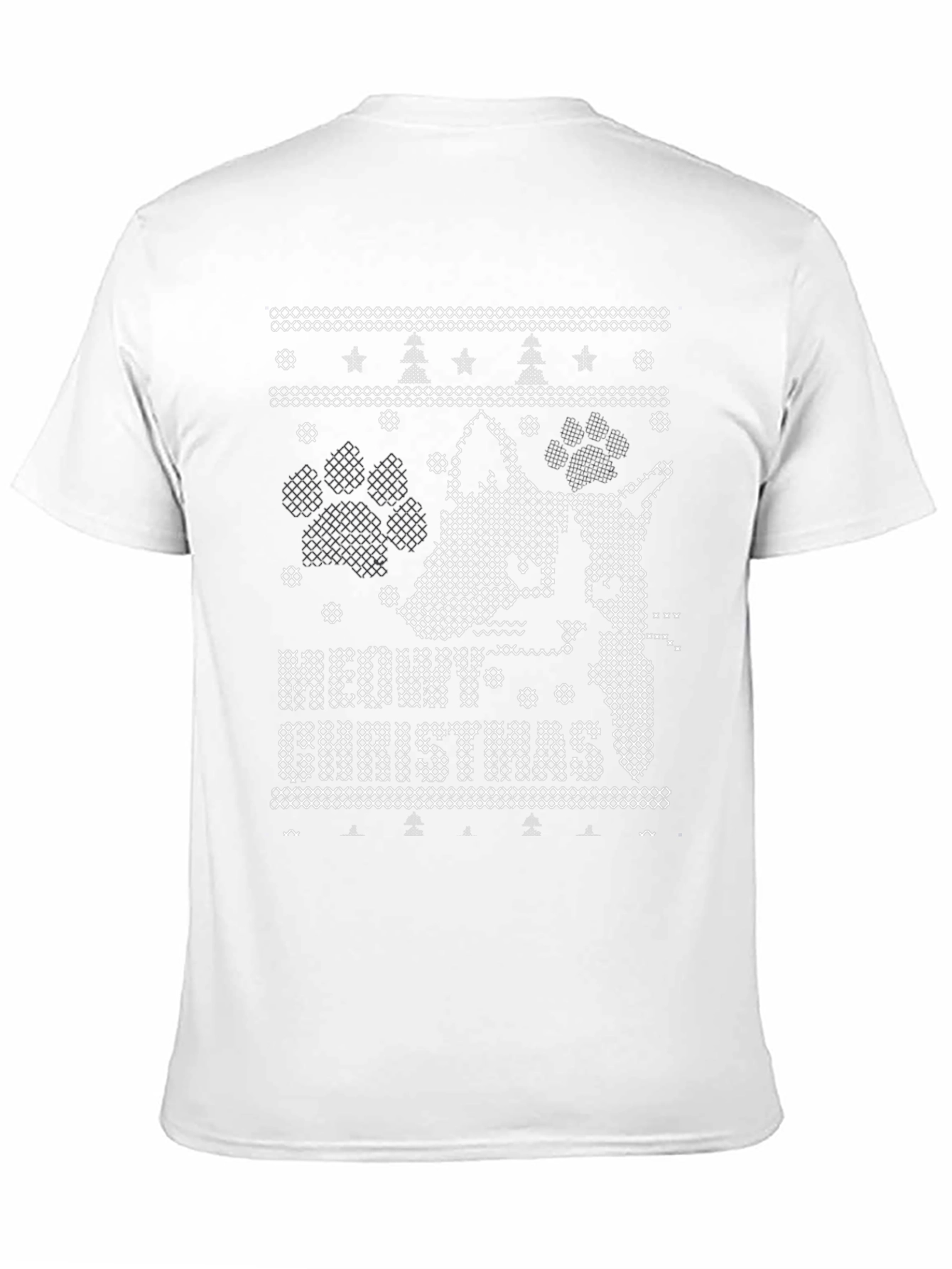 Ugly Christmas Sweater Dog Lover T-Shirt