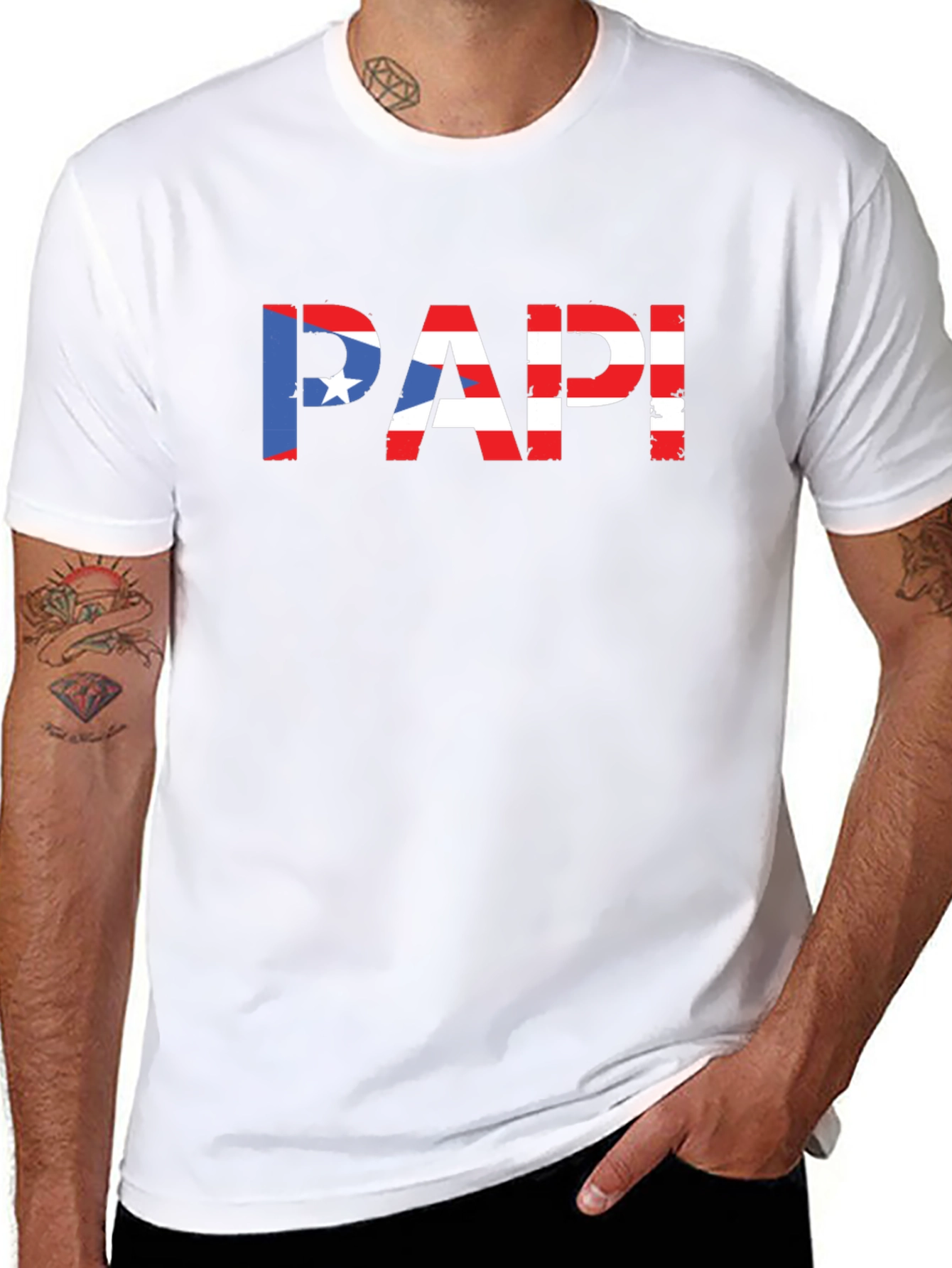 Puerto Rican Papi Graphic Tee