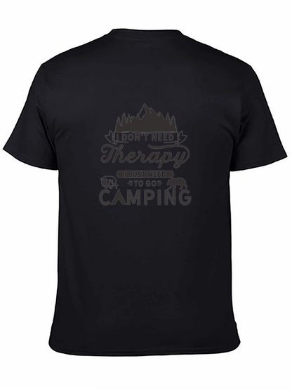 Camping Therapy Graphic T-Shirt