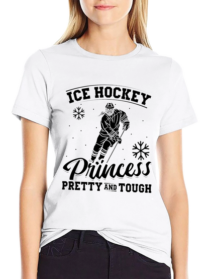 Ice Hockey Princess T-Shirt - Pretty & Tough