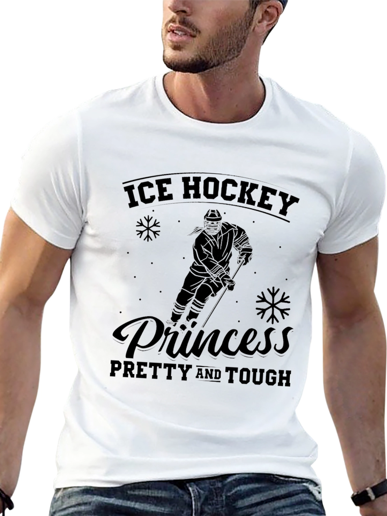 Ice Hockey Princess T-Shirt - Pretty & Tough