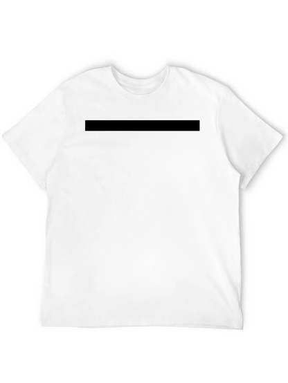Mens Solid Black Crew Neck T-Shirt