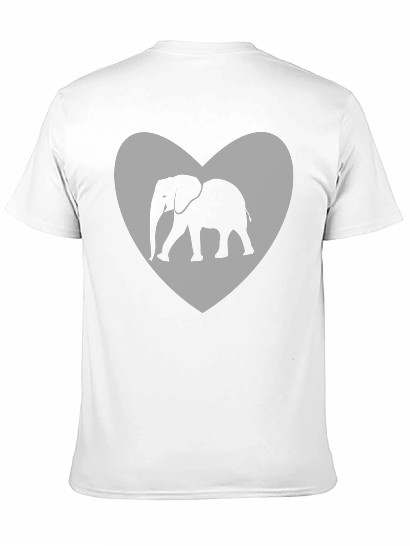 Elephant Heart Graphic Tee - Black