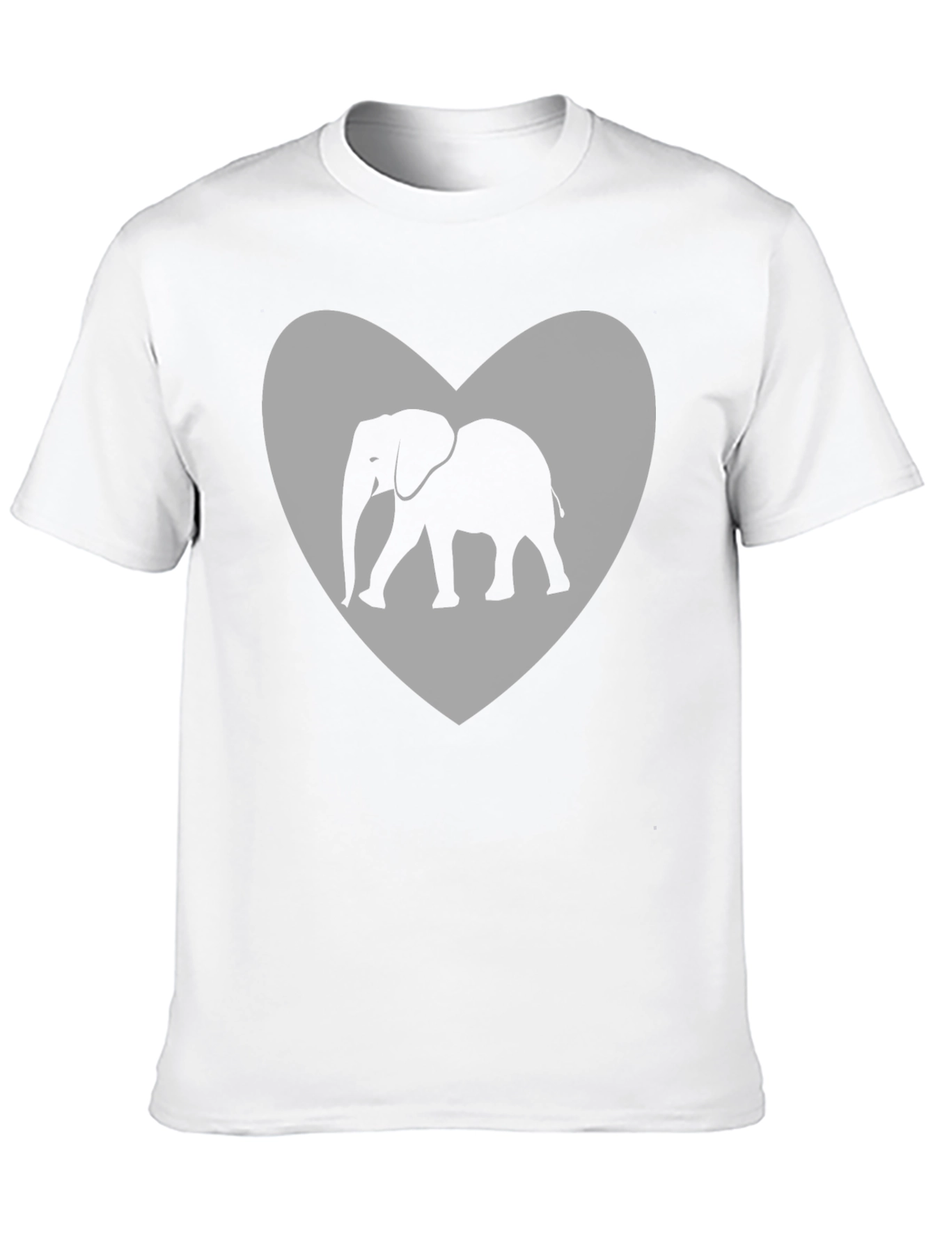 Elephant Heart Graphic Tee - Black