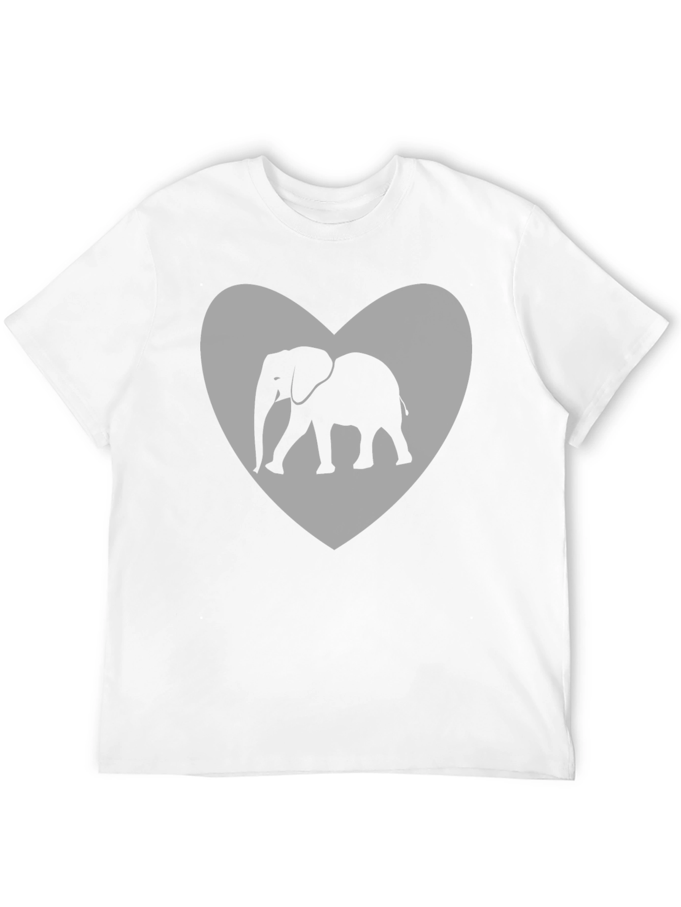 Elephant Heart Graphic Tee - Black