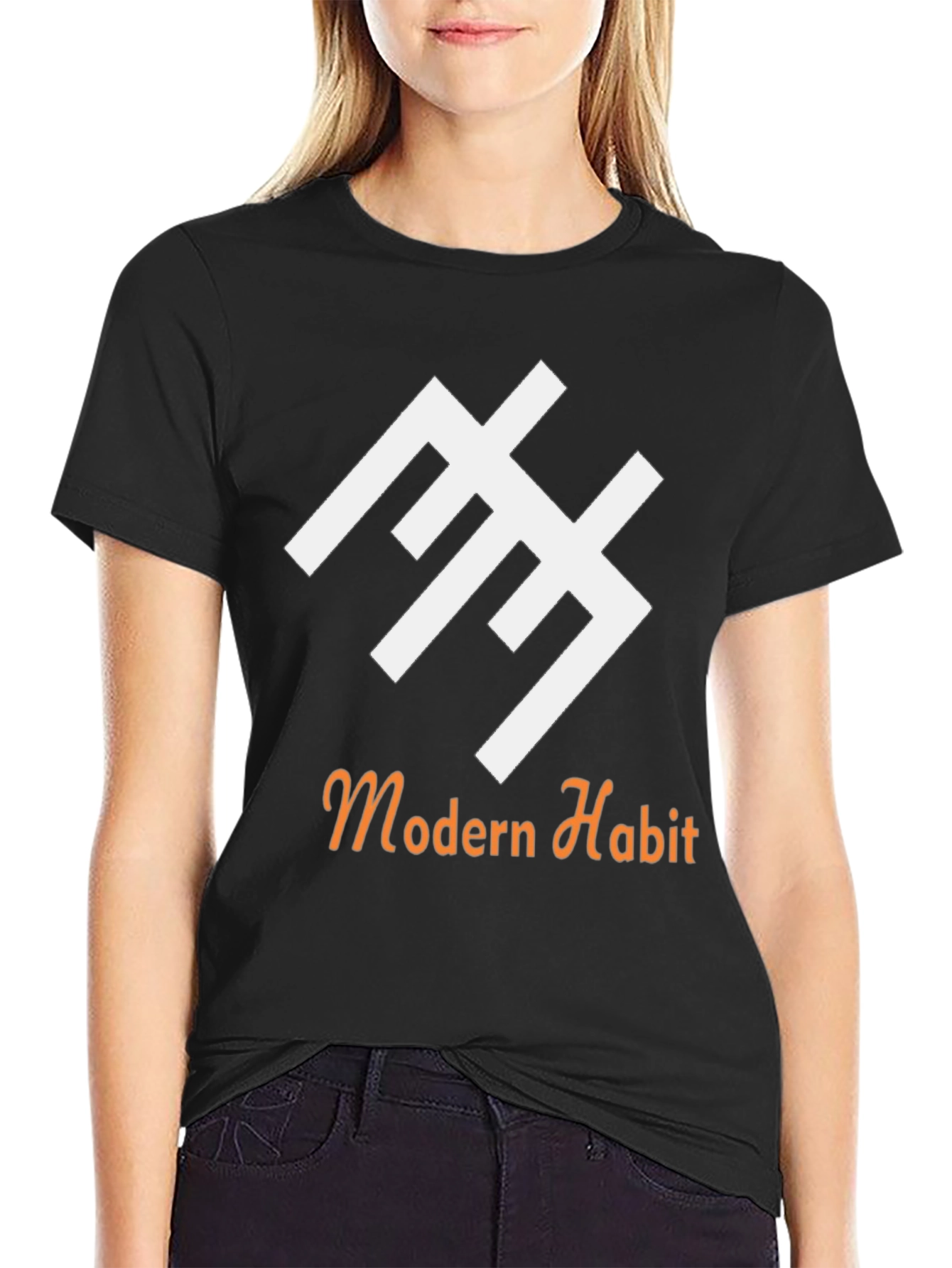 Modern Habit Graphic Tee - Black