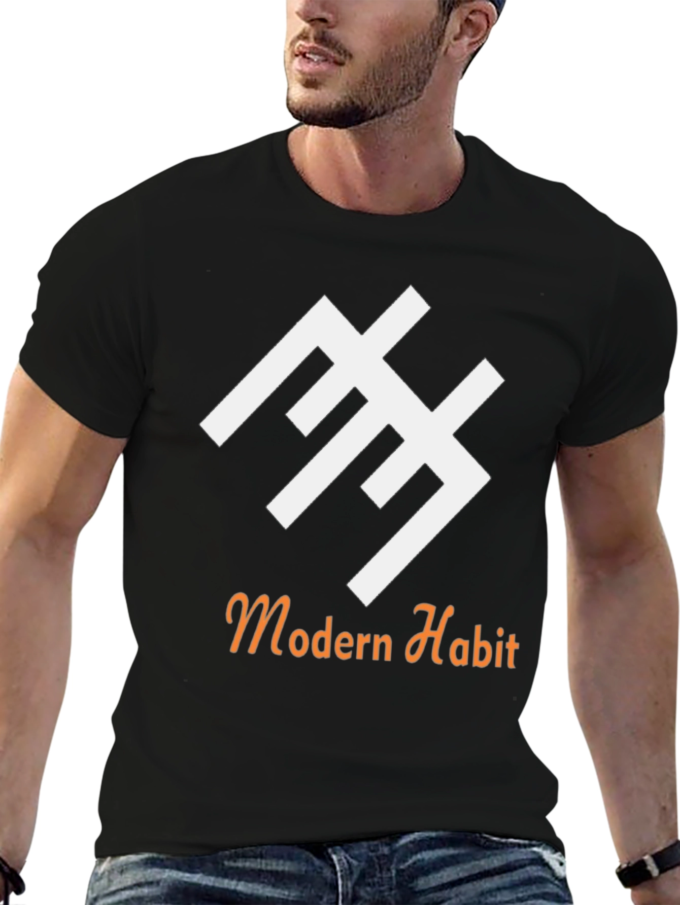 Modern Habit Graphic Tee - Black