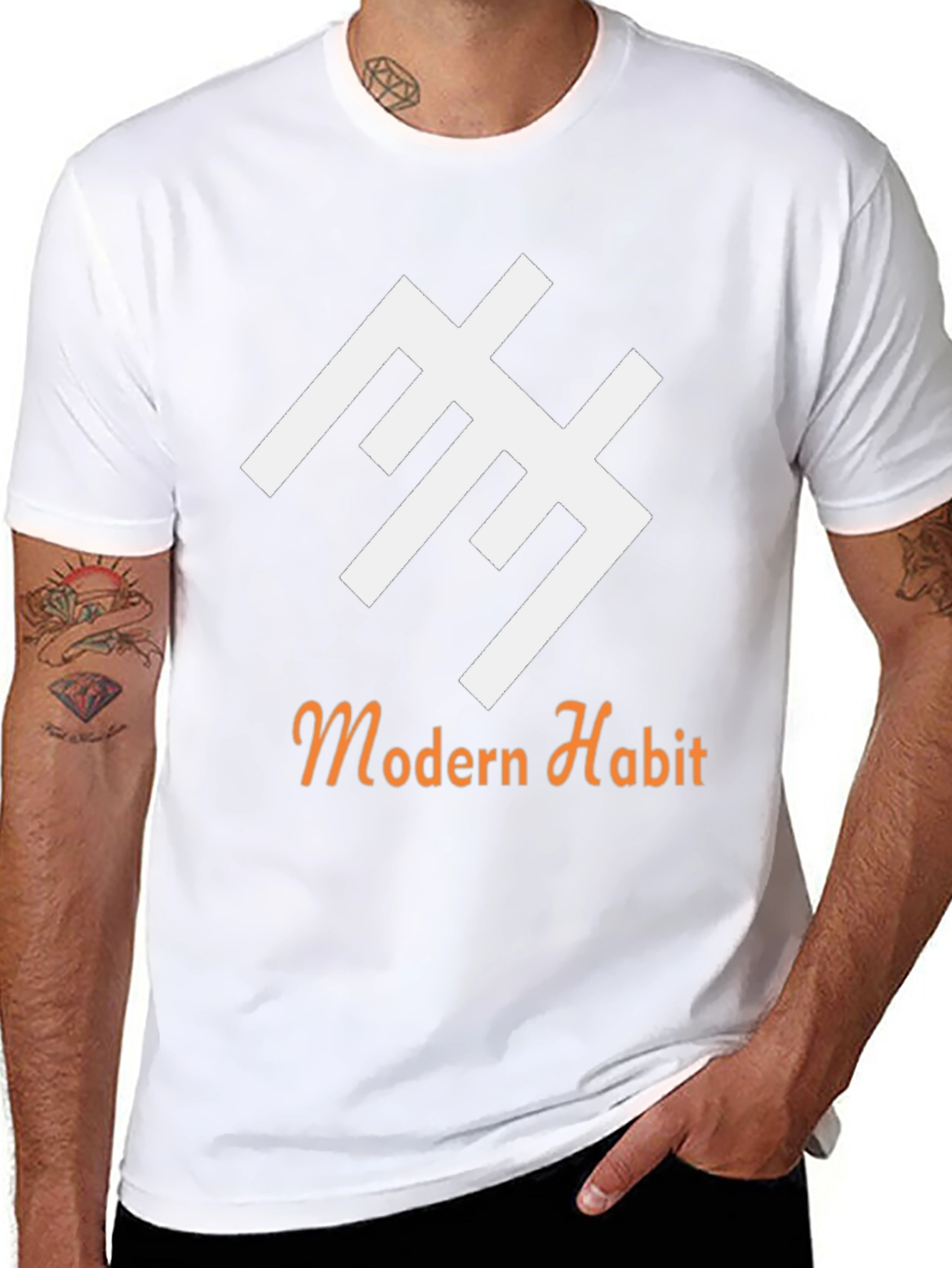 Modern Habit Graphic Tee - Black