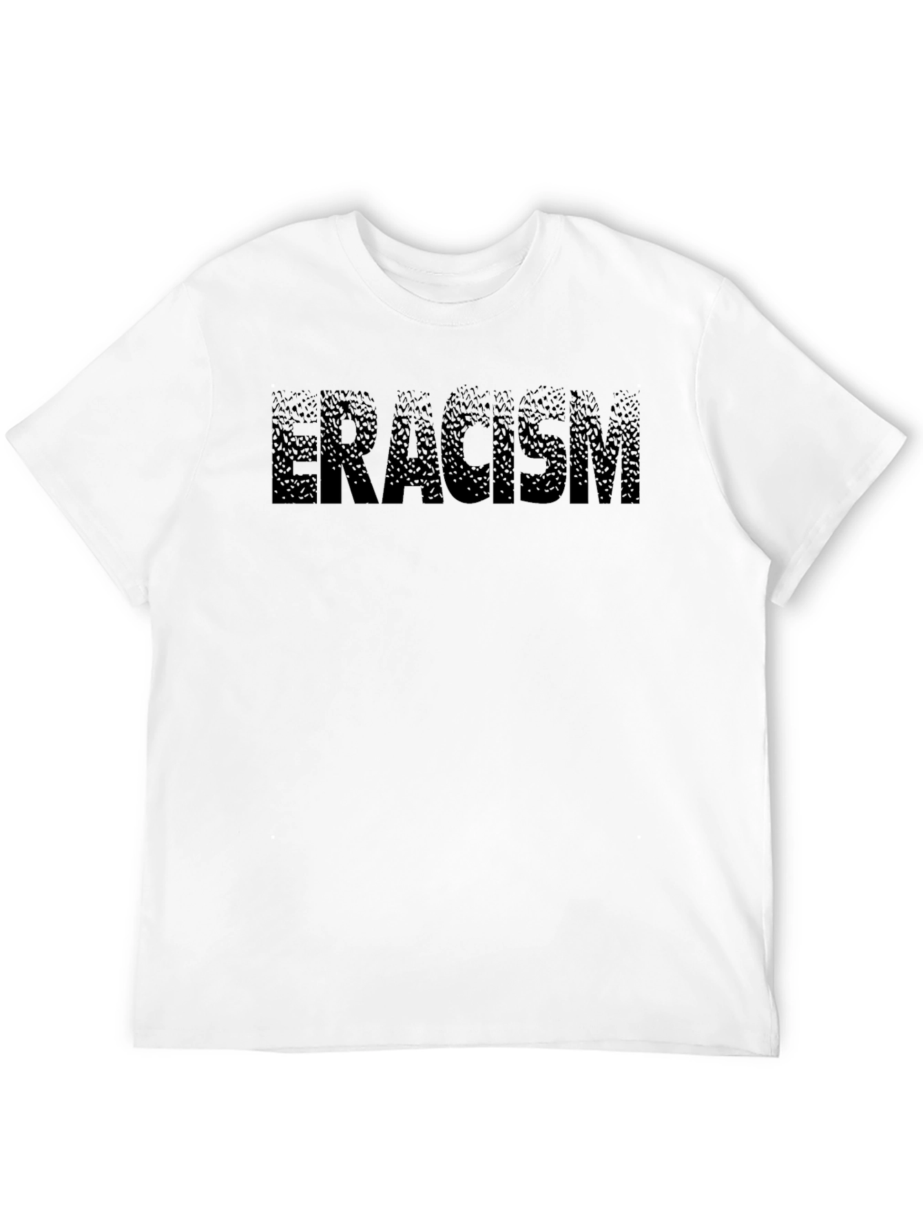 Erase Racism Graphic Tee - Black Anti-Racism T-Shirt