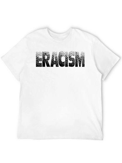 Erase Racism Graphic Tee - Black Anti-Racism T-Shirt