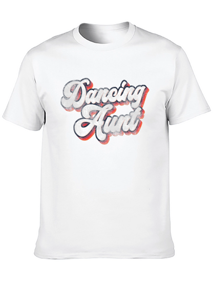 Dancing Hunt Tee - Retro Style Graphic Print T-Shirt
