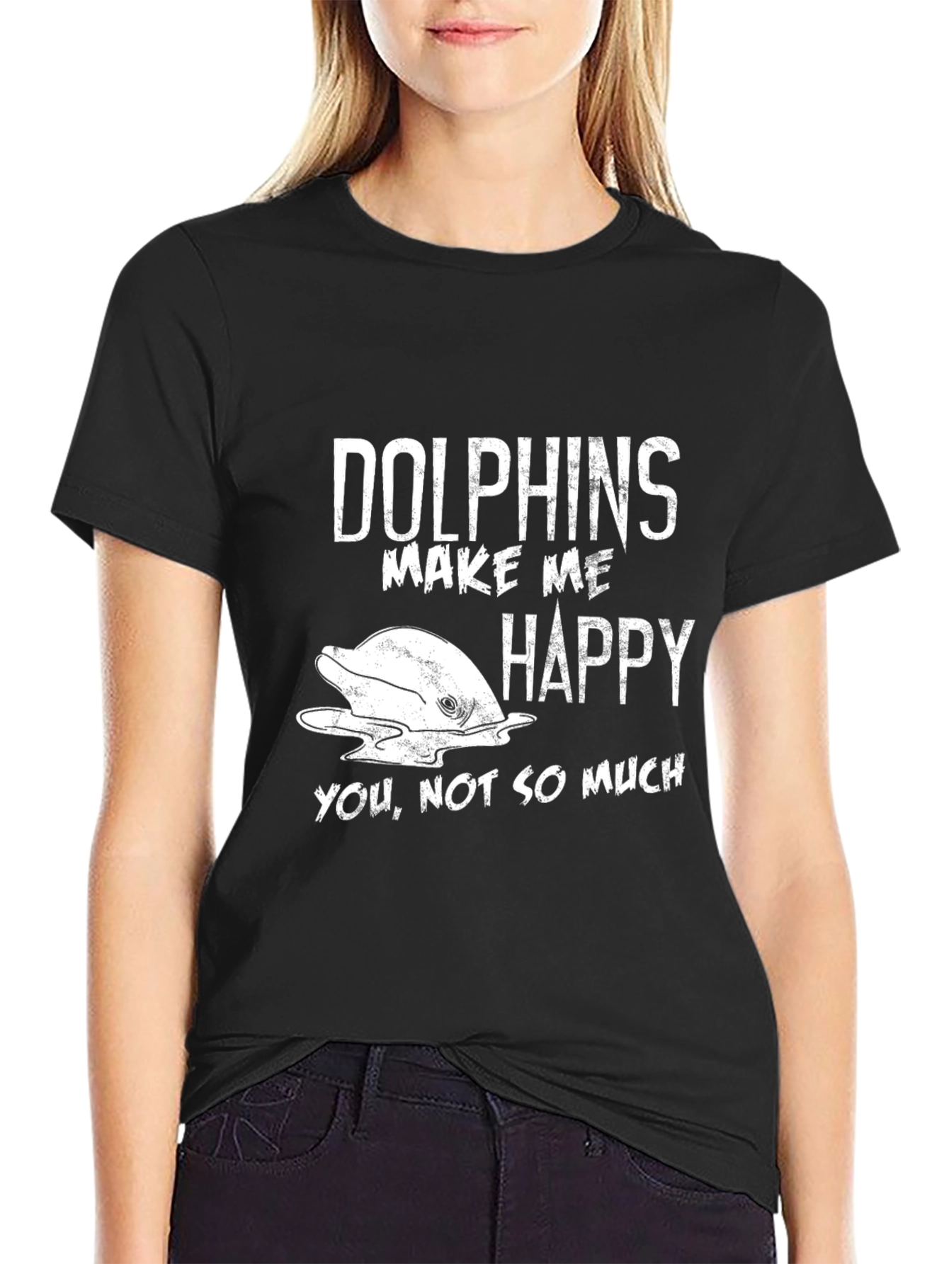 Dolphins Make Me Happy T-Shirt
