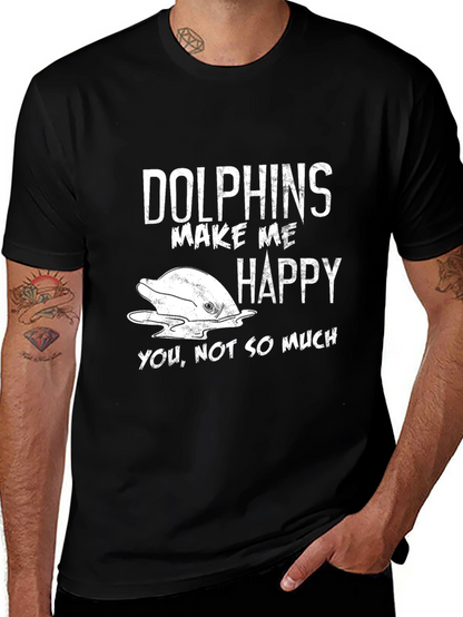Dolphins Make Me Happy T-Shirt