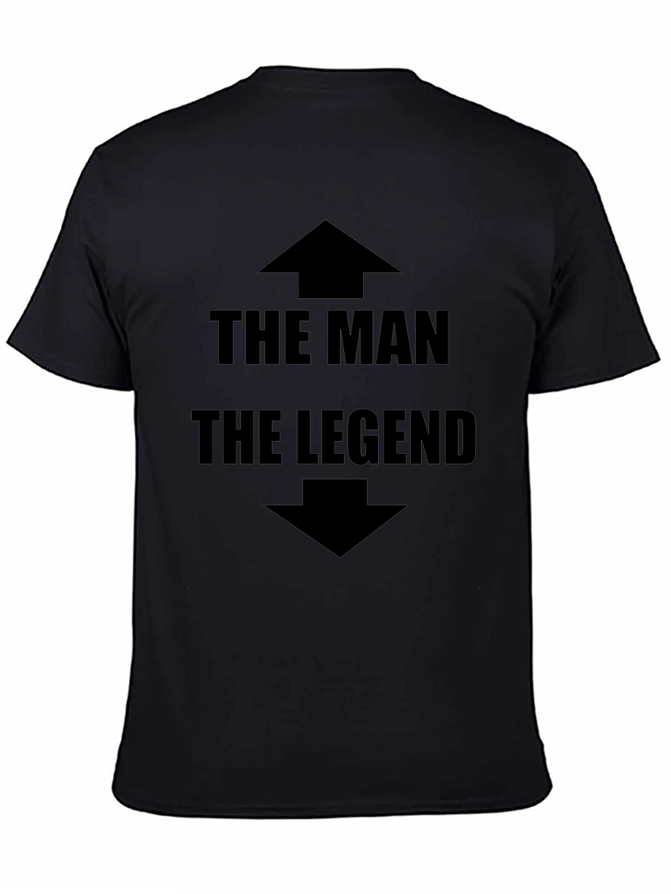 The Man The Legend Graphic Tee - Black