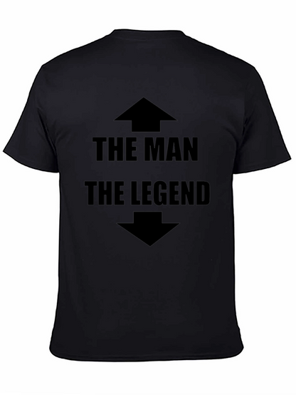 The Man The Legend Graphic Tee - Black
