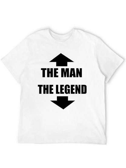 The Man The Legend Graphic Tee - Black