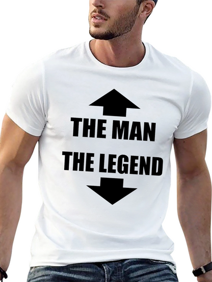 The Man The Legend Graphic Tee - Black