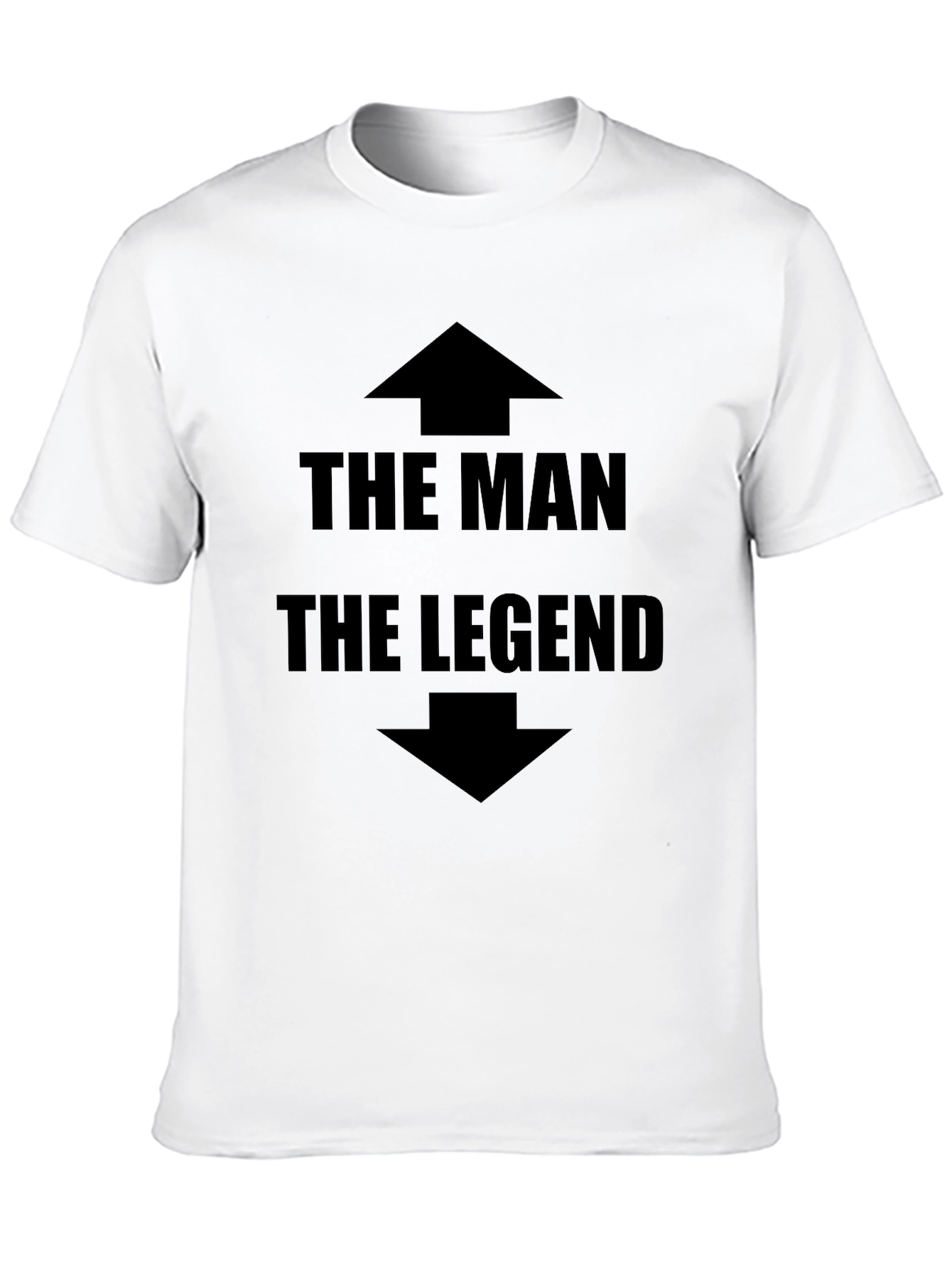 The Man The Legend Graphic Tee - Black