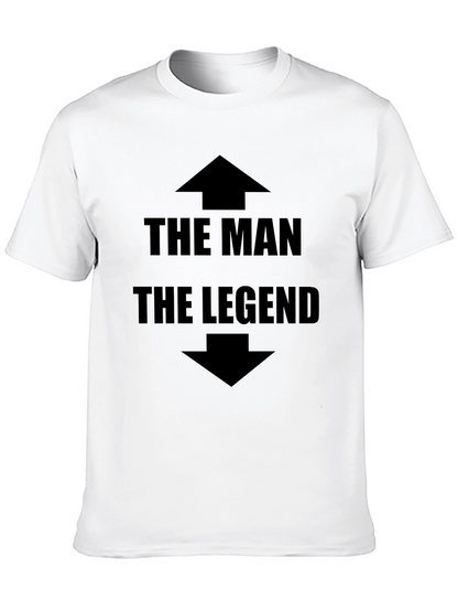 The Man The Legend Graphic Tee - Black