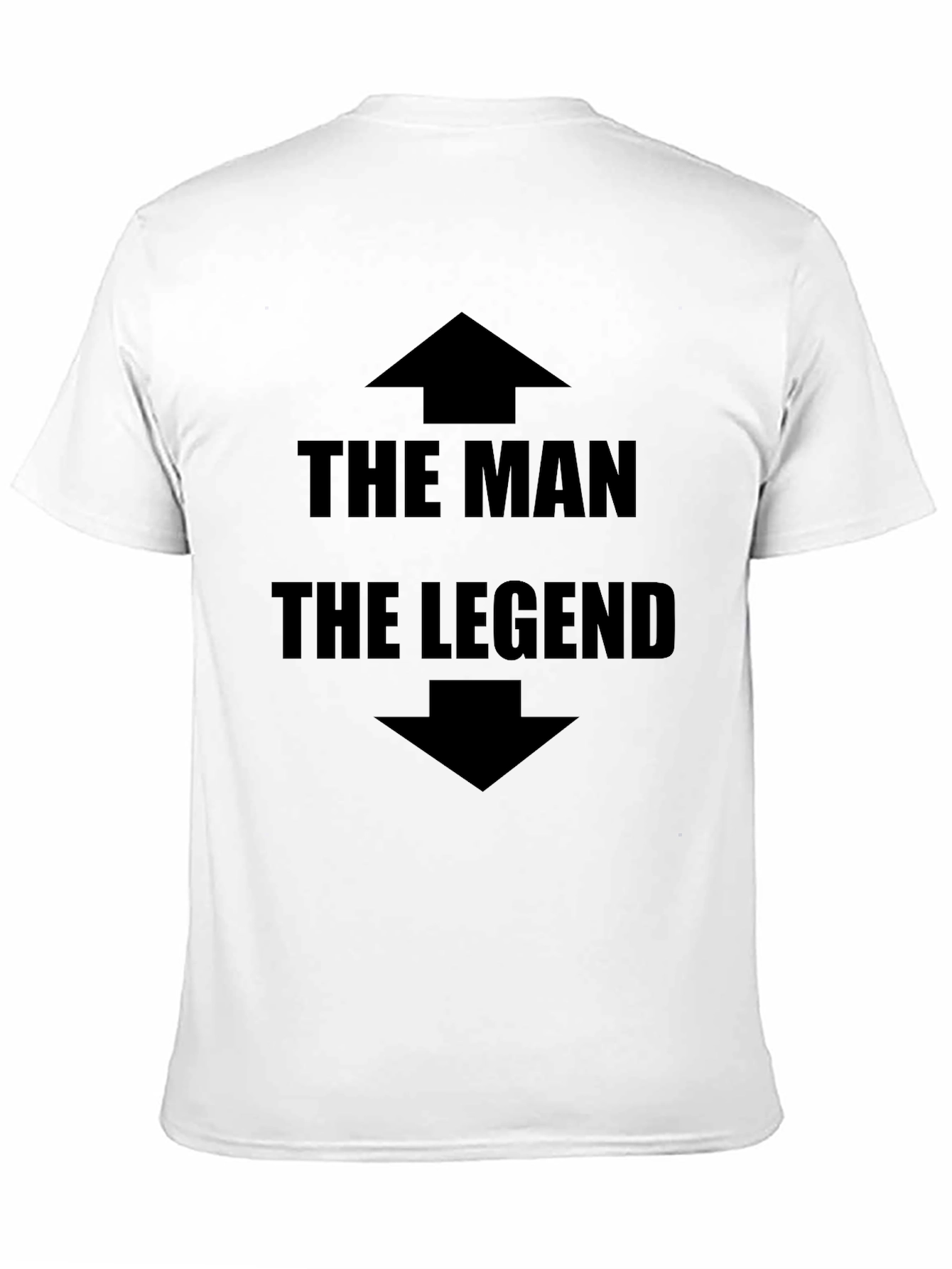 The Man The Legend Graphic Tee - Black