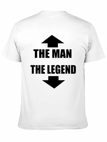 The Man The Legend Graphic Tee - Black