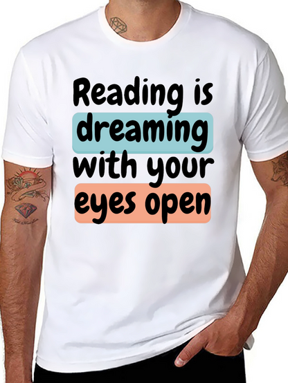 Reading is Dreaming T-Shirt | Book Lover Tee