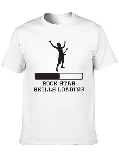 Rock Star Skills Loading T-Shirt - Music Fan Tee