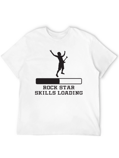 Rock Star Skills Loading T-Shirt - Music Fan Tee