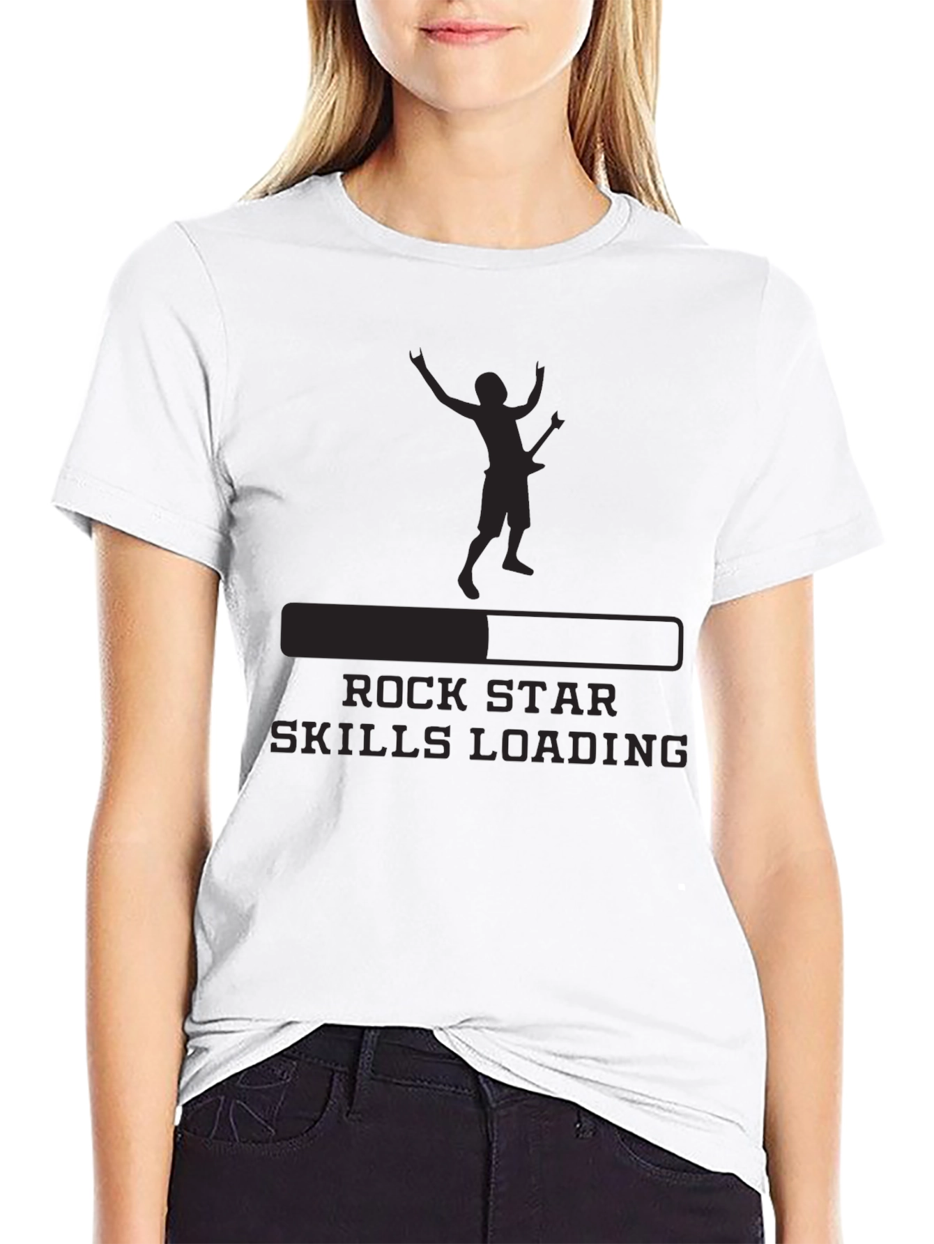 Rock Star Skills Loading T-Shirt - Music Fan Tee