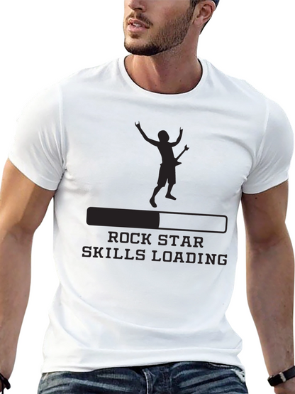 Rock Star Skills Loading T-Shirt - Music Fan Tee