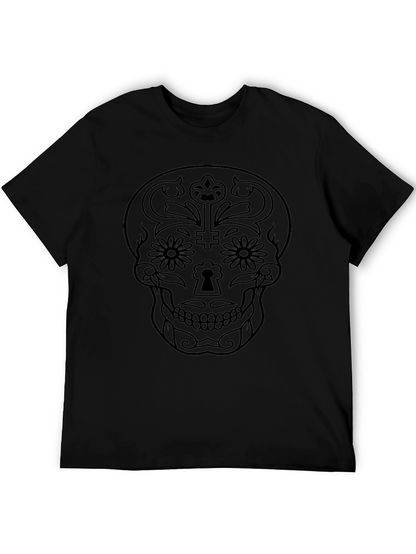 Skull Graphic T-Shirt - Black